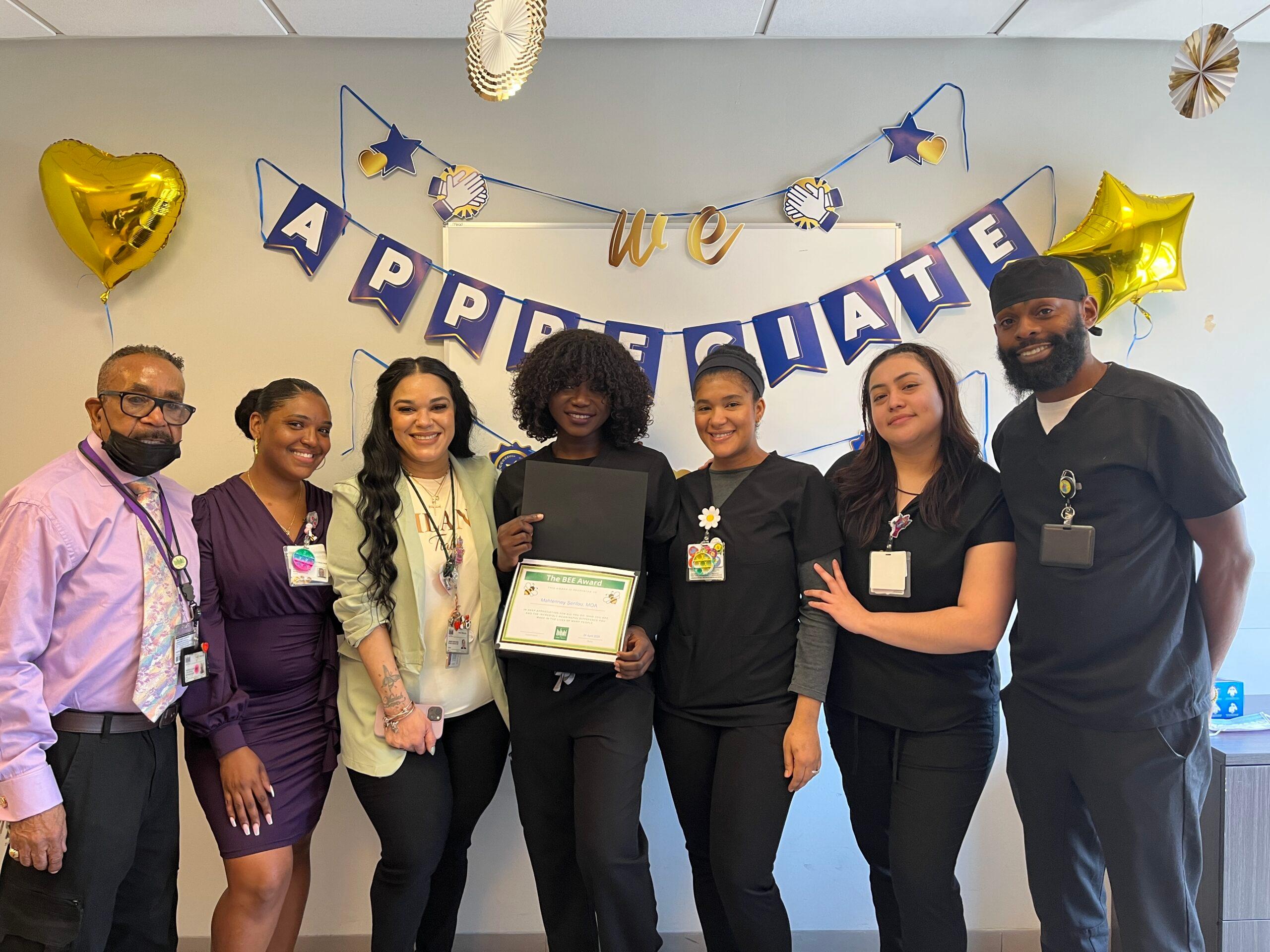 Mahtenney Serifou wins BEE Award