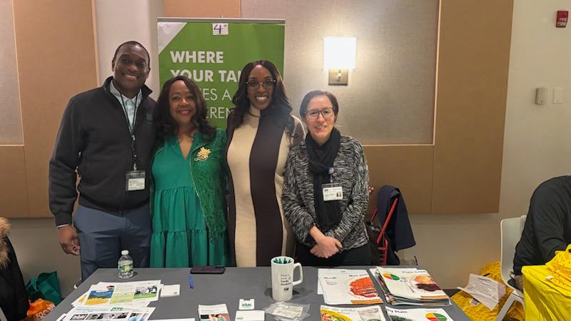 Institute staff attend the Black Family Wellness Expo in Harlem
